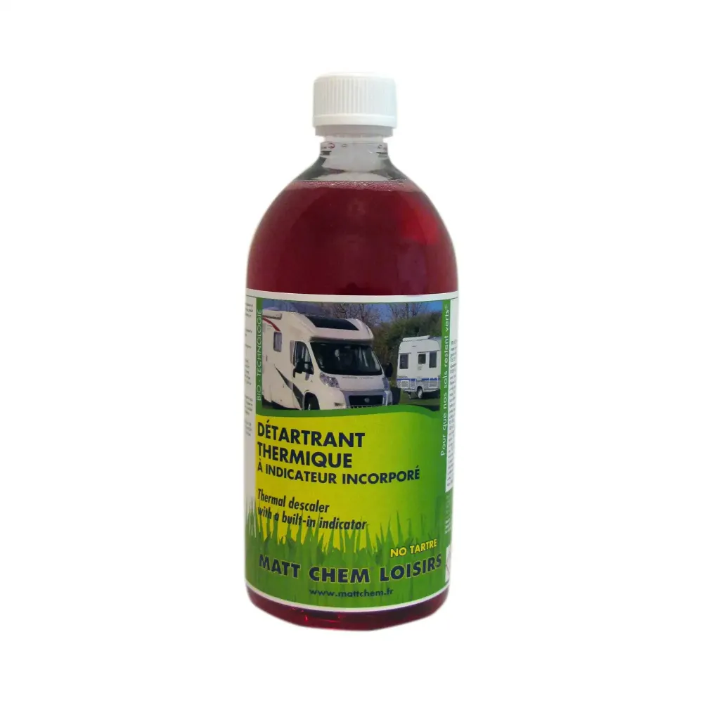 DETARTRANT THERMIQUE A INDICATEUR INCORPORE